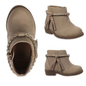 Wonder Nation Fashion Cowboy Ankle Boot Infant/Toddler Girls size 6